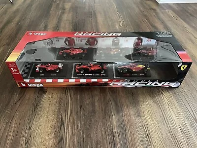 Burago Ferrari Racing Formula 1 F1  6x 1:43 Scale Diecast Metal 6 Pack NEW RARE! • $54.95