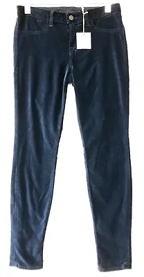 NWT J Brand Super Skinny Velvet Pants Womens 28 NIRV Blue • $44