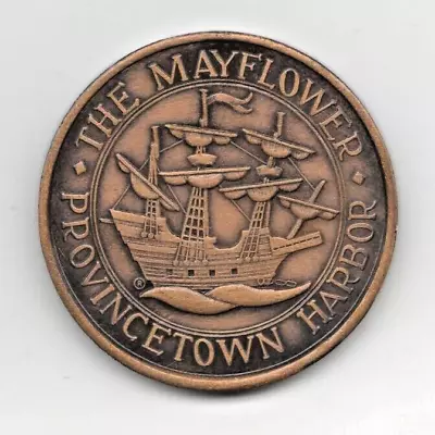 1970 Bronze Medallion  350th Anniversary Mayflower Landing  Unc. • $18.99