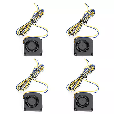$15.79 • Buy 4PC 3D Printer Extruder Cooling Radial Turbo Blower Fan 12V 4010MM For CR10 YU
