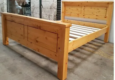 £290 • Buy Chunky Pine Bed Frame   EXTRA STRONG BED SLATS