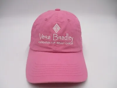 Vera Bradley Foundation For Breast Cancer Hat Cap Pink Strap Back • $14.24