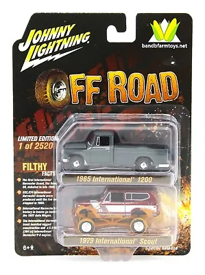 Johnny Lightning IH INTERNATIONAL 1979 Scout & 1965 1200 Pickup SET #2 *NIP* • $22.99