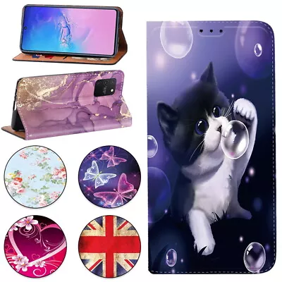 UK Stocks PU Leather Phone Stand Wallet Cover Case For Samsung Galaxy A Series • £4.45