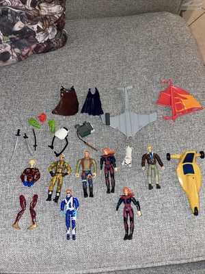 $40 • Buy Vintage 1990 's Johnny Quest Galoob Action Figures Accessories & Parts 