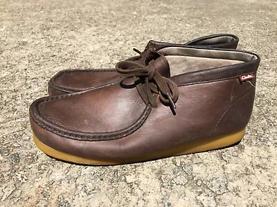 GREAT Mens Clarks WALLABEE Brown Boots 12 M • $38.99