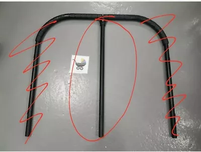 £1.95 • Buy Baby Jogger City Mini DOUBLE Central Top Bar Replacement Part Of Chassis/frame
