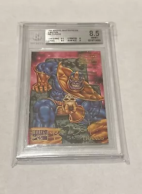 1995 Marvel Masterpieces E-motion Thanos • $1.35
