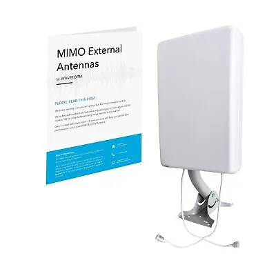 Waveform 2x2 MIMO Panel Antenna | 4G And 5G Compatible Modem Router Gateway... • $131.31