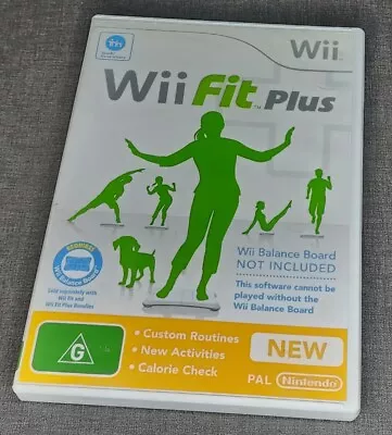 Wii Fit Plus - Nintendo Wii PAL - Complete With Manual  • $8.99