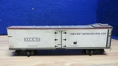 Custom O Scale D.i.c.x. 111 Wod Two Rail Refrigerator     As Found     609845  • $14.99