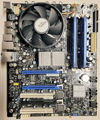 Intel DX48BT2(B) Motherboard + Core 2 Quad CPU Q6600 2.40 GHz + 4GB DDR3 1600 • $150