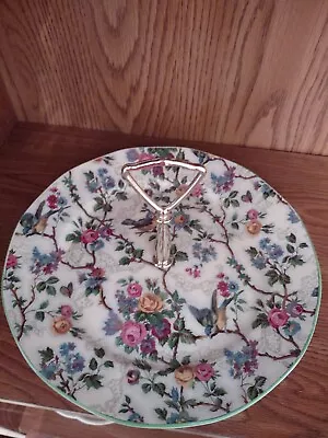 $23 • Buy Vintage Royal Tudor Ware Barker Bros LTD Lorna Doone Chintz Serving Platter Tray
