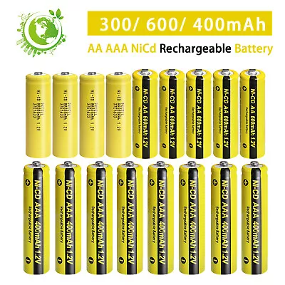 Lot 1.2v AA AAA Rechargeable Batteries NiCd Battery For Garden Solar Lights AU • $16.85