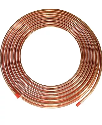 3/8  OD X 50' Soft Copper HVAC Refrigeration Tubing • $55