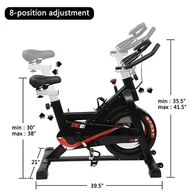 Exercise Home Gym Bicycle Cycling Spinning Bike Indoor Fitness Training B58 • £120.99