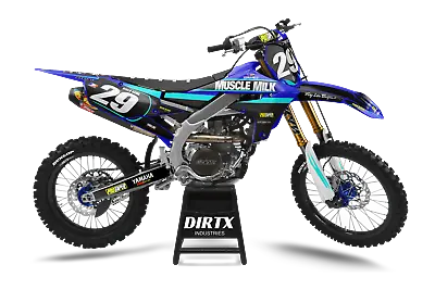 New Dirtx Industries Factory Muscle Milk Complete Graphics Kit Yz 85 125 250 450 • $169.95