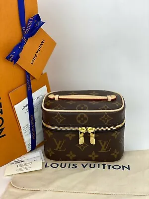 £1393.49 • Buy New Louis Vuitton Cosmetic Bag Nice Nano Monogram Canvas Bag M44936 A582