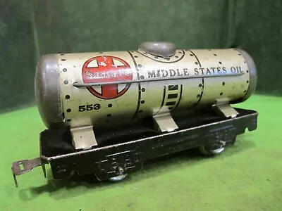 VTG Marx Santa FE Middle States Oil #553 Train Car • $8