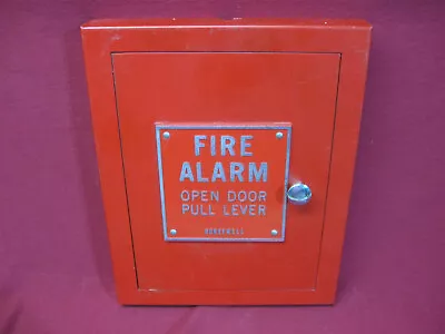 Vintage Honeywell Fire Alarm Door Panel Cover #8 Offers Welcome :-) • $100