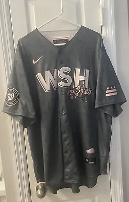 $69.99 • Buy Washington Nationals City Connect Nike Jersey Cherry Blossom Juan Soto XXL MLB