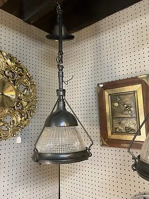 Visual Comfort Co. Industrial Halophane Thomas O'Brien Hicks Pendant Light Lamp • $120