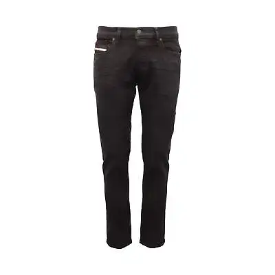2885AR Jeans Uomo DIESEL D-LUSTER Man SLIM Denim Trousers Black • £144.78