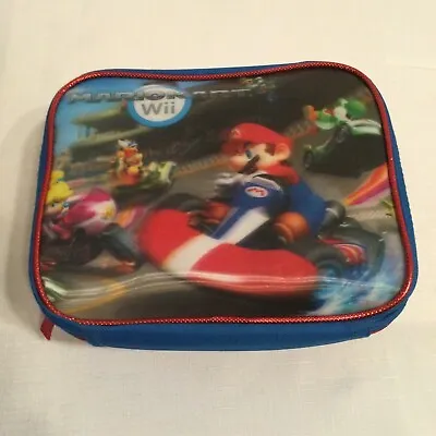 Nintendo Mario Kart Wii Racing Insulated Lunch Bag School Lunchbox 9x8” 2011 • $14.95