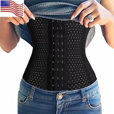 Corset Waist Trainer Training Body Shaper Shapewear Underbust Cincher Tummy Belt • $7.59