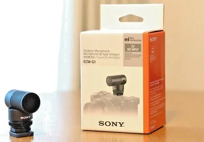 £161.33 • Buy SONY Shotgun Microphone ECM-G1 Clear Sound Pickup With Low Noise DHL Fast NEW