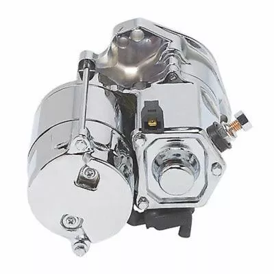 $189.95 • Buy Ultima High Torque Chrome 1.4 KW Side Post Starter 1989-2006 Harley Big Twin Evo