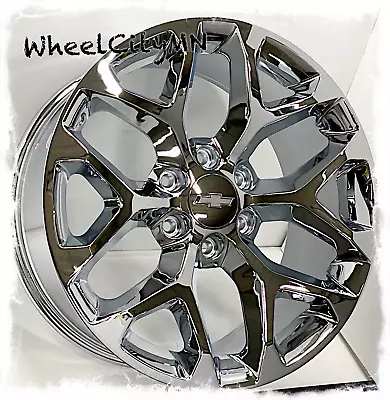 $1299.99 • Buy 20 Inch Snowflake Chrome OE Replica Wheels Fits Chevy Express Van 1500 6x5.5 +24