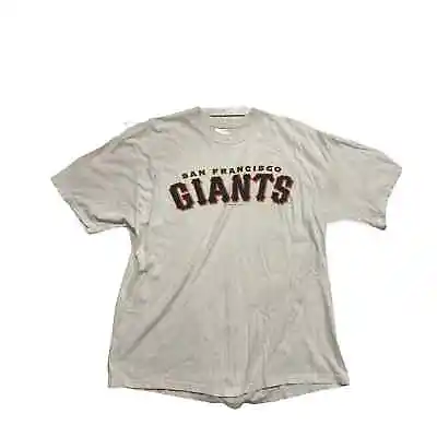 Vintage 2000 Sf Giants White Tee Sz Xl Mens • $12