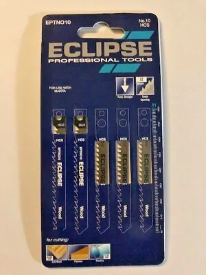  Jigsaw Blades 5 X Eclipse Makita Wood Plastic Jig Saw Blade Eptno10 • £2.95