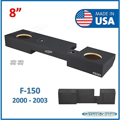 Ford F-150 Extended Cab Truck 2000-2003 8  Dual Sub Box Subwoofer Enclosure • $275