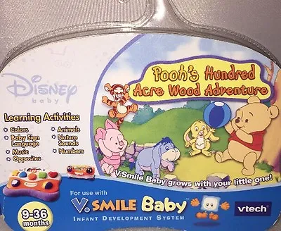 $16.99 • Buy New V Smile Baby Disney Pooh's 100 Acre Wood Adventure Game, 9-36 Mo, V Tech