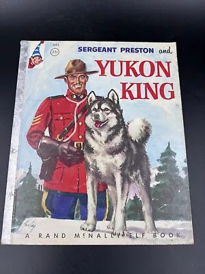 VTG Rand McNally Elf Book #500 Sergeant Preston And Yukon King 1st Ed 1955 FINE • $20.95