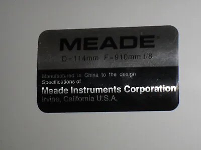 Meade DS Telescope With Autostar Computer Controller • $595