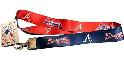 Atlanta Braves Multicolor Lanyard In Blue/red Dould Sided New MLB Licensed New • $6.49