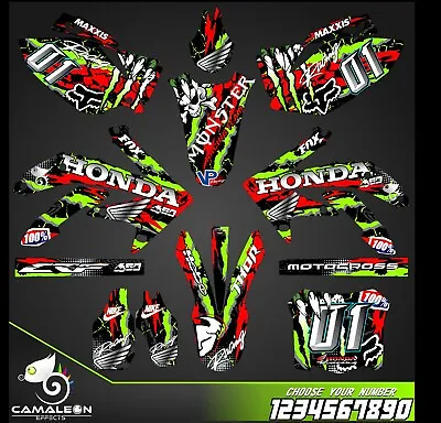 2005 2006 2007 2008 CRF 450R Graphics Kit For HONDA CRF450R 450 R Decals Sticker • $149