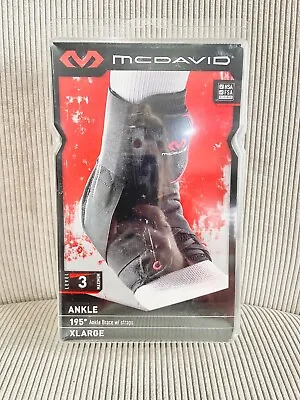 McDavid Level 3 Ankle Brace With Straps Black X-Large • $31.34