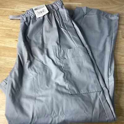UA Nurse Medical Uniforms Scrubs Lt Gray Pants Size XL Mens? Unisex Pockets • $6