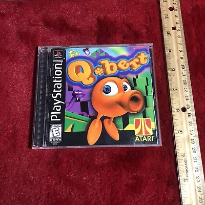 Qbert (Sony PlayStation 1 1999) PS1 Complete - TESTED & Working! Q Bert • $6.81