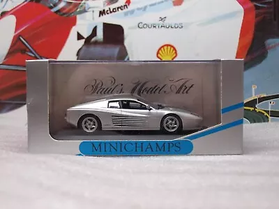 Minichamps  - 1994 Ferrari 512m  - Silver  Paint - 1/43 Scale Model Car • £29.99