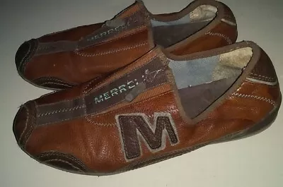 Merrell Arabesque Acorn Brown Leather Women's Shoe Size 6 Slip On  • $29.88