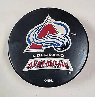 Vintage Colorado Avalanche 1990's InGlasCo Game Style Puck NHL Official Hockey  • $13.95