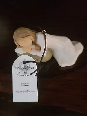 2022 Willow Tree WISHES AND DREAMS ORNAMENT Figurine  SUSAN LORDI NIB • £26.99