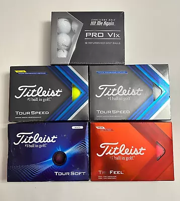 Titleist Golf Balls (Tour Speed Tour Soft TruFeel Pro V1x) - Factory Sealed • $29.95