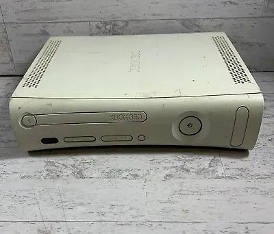 Microsoft Xbox 360 White Console ONLY For Parts Or Repair Red Lights RROD • $12.75