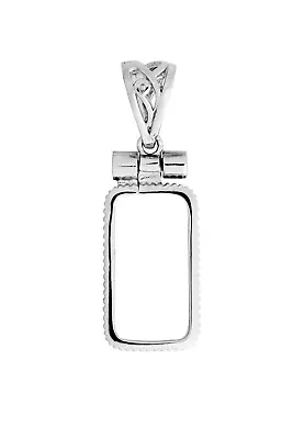 Lot 10x .925 Sterling Silver Bezel For 1g .999 Silver Bar (Fits 15mm X8mm Bar) • $79.99